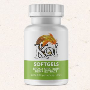 Koi CBD Softgels – 750mg per Bottle